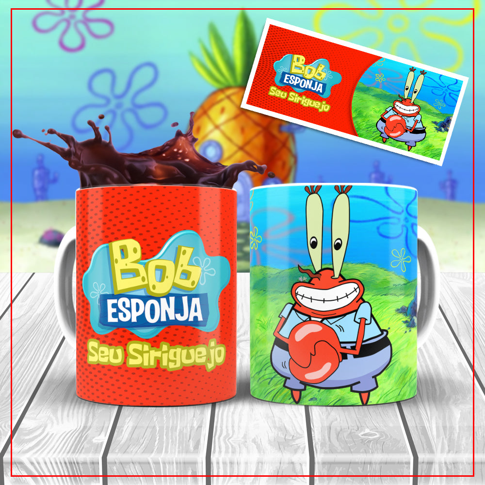 Personalized SpongeBob Mug | Ceramic | Mundo Mágico