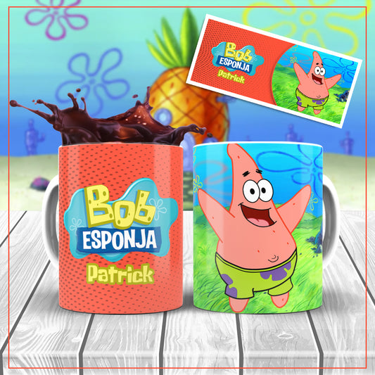 Taza Personalizada de Bob Esponja | Cerámica | Mundo Mágico