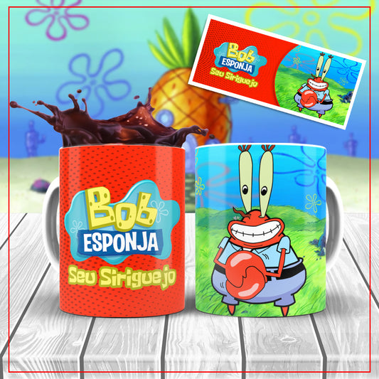 Taza Personalizada de Bob Esponja | Cerámica | Mundo Mágico