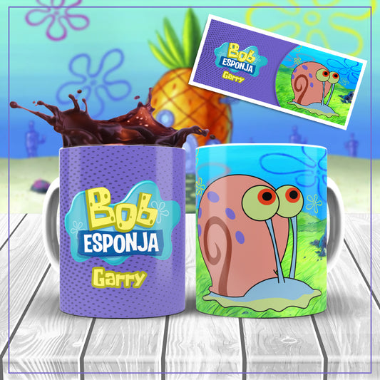 Taza Personalizada de Bob Esponja | Cerámica | Mundo Mágico