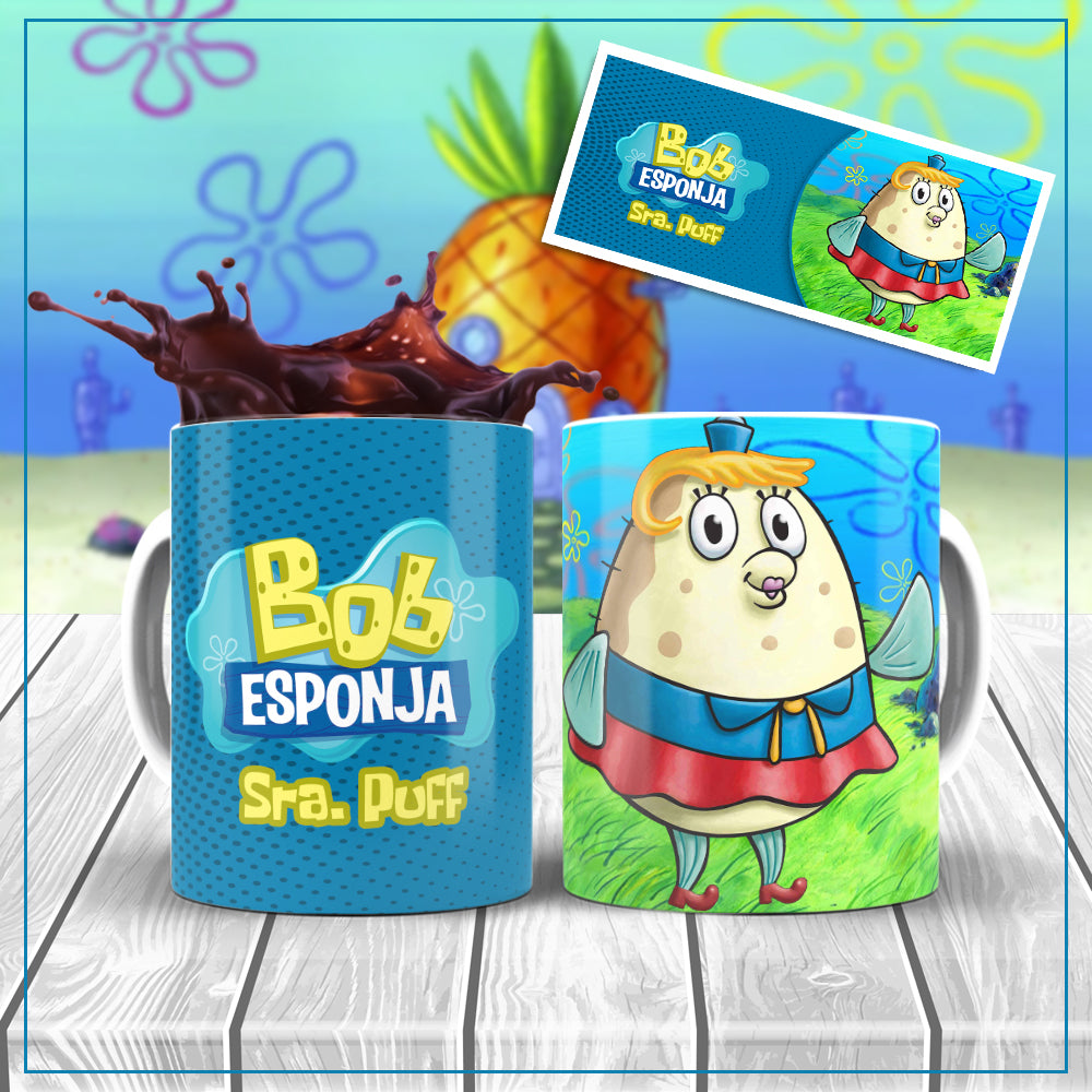 Taza Personalizada de Bob Esponja | Cerámica | Mundo Mágico