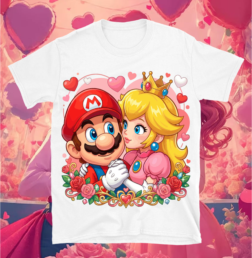 Camisa Estampada Mario Bros